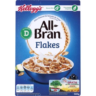 All-Bran Flakes Cereais com Fibras embalagem 500 g