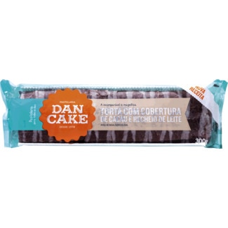 Torta Coberta de Cacau embalagem 300 g - Dan Cake