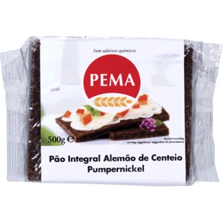 Pão Integral Alemão de Centeio embalagem 500 g - Pema
