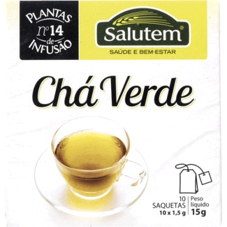 Chá Verde embalagem 15 g - Salutem