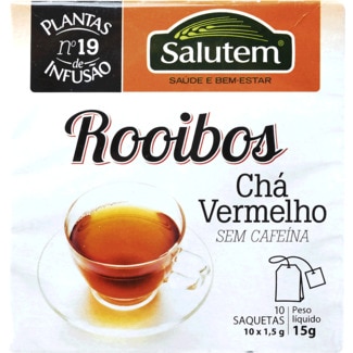 Rooibos Chá Vermelho embalagem 10 unidades - Salutem