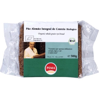 Pão Integral de Centeio Biológico embalagem 500 g - Pema