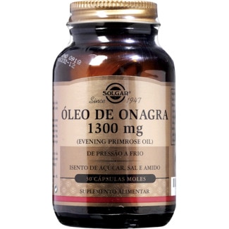 Óleo de Onagra 1300 mg frasco 30 cápsulas - Solgar