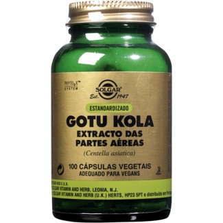 Extrato de Centella Asiática frasco 100 cápsulas - Solgar