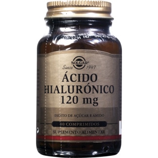 Ácido Hialurónico 120 mg frasco 30 comprimidos - Solgar