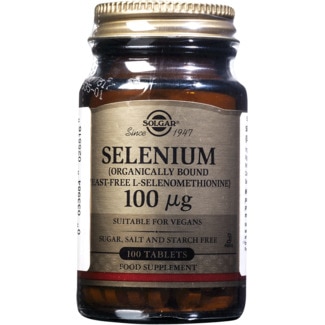 Selenium 100µg frasco 100 comprimidos - Solgar