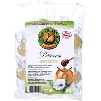 Cem Porcento Rebuçados Peitorais embalagem 75 g