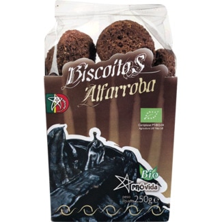 Biscoitos de Alfarroba Biológicos embalagem 220 g - Próvida