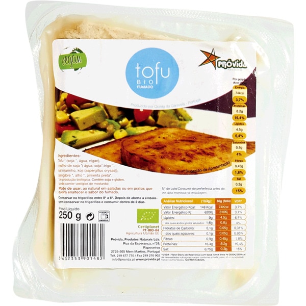 Tofu Fumado Biológico embalagem 250 g