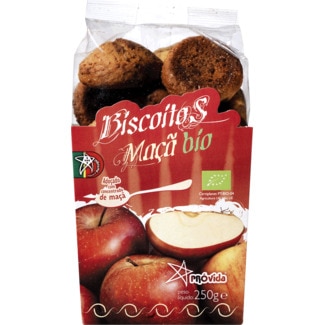 Biscoitos de Maçã Biológicos embalagem 220 g - Próvida