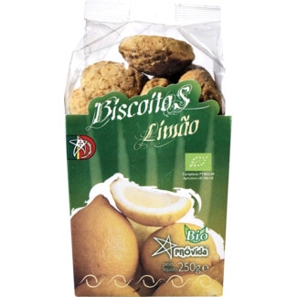 Biscoitos de Limão  Biológicos embalagem 220 g - Próvida