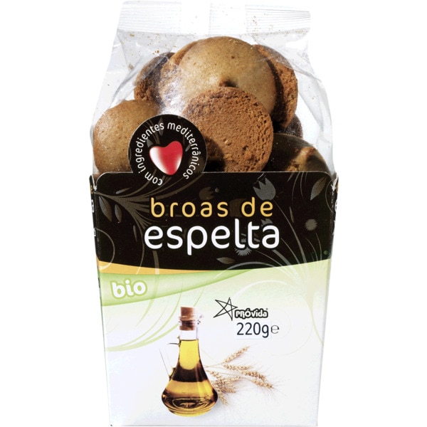 Broas de Espelta com Azeite Biológicas embalagem 220 g