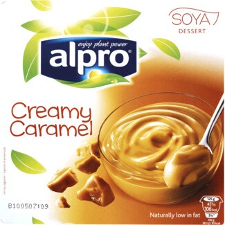 Alpro Sobremesa de Soja com Caramelo Pack 4 embalagem 125 g