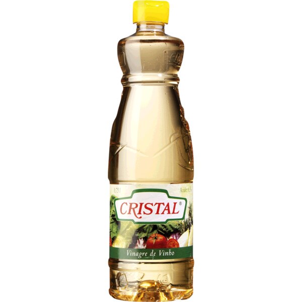 Vinagre de Vinho Branco garrafa 750 ml · Cristal · Supermercado El