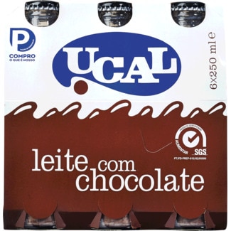 Leite com Chocolate Pack 6 unidades embalagem 1500 ml - Ucal