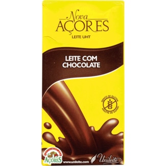 Leite com Chocolate Meio Gordo 200 ml - Nova Açores