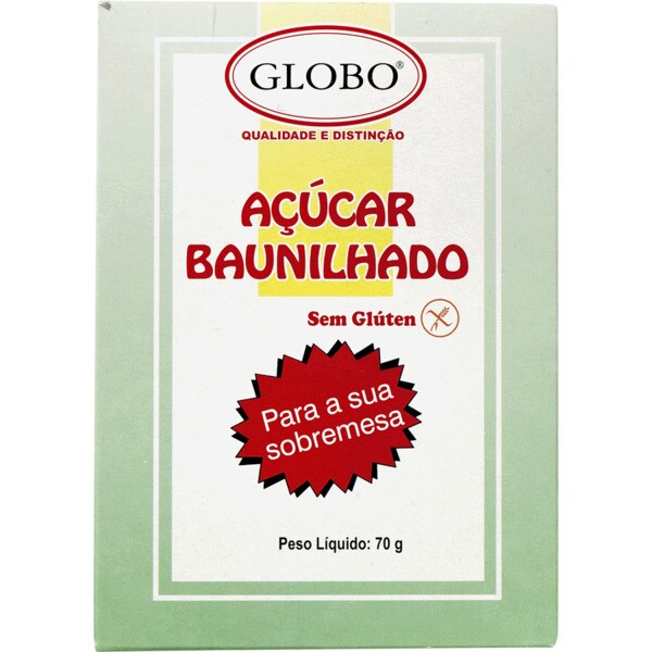 Globo Açúcar Baunilhado 70 g