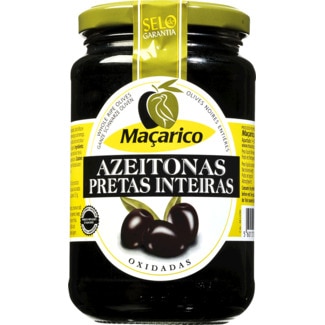 Azeitonas Pretas Inteiras 350 - Maçarico