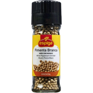 Pimenta Branca Grão frasco 45 g - Espiga