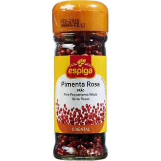Pimenta Rosa Grão frasco 20 g - Espiga