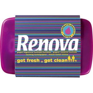 Papel Higiénico Humedecido 40 unidades - Renova
