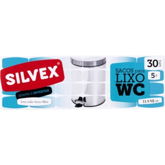 Sacos do Lixo para Wc 5 L embalagem 30 unidades - Silvex