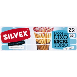 Sacos do Lixo para Escritório embalagem 25 unidade - Silvex
