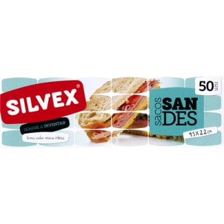 Sacos de Conservação para Sandes 50 unidades - Silvex