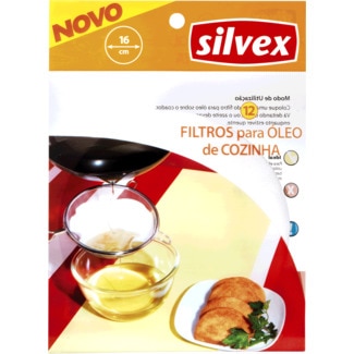 Filtros para o Óleo da Cozinha 16 cm embalagem 12 unidades - Silvex