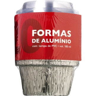 Formas de Alumínio embalagem 20 unidades - Lusoforma