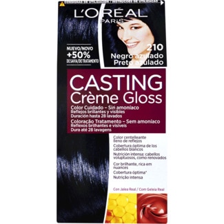 Coloração Nº 210 Preto Azulado embalagem 1 unidade - Casting Creme Gloss