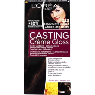 Coloração Nº 323 Chocolate Preto embalagem 1 unidade - Casting Creme Gloss