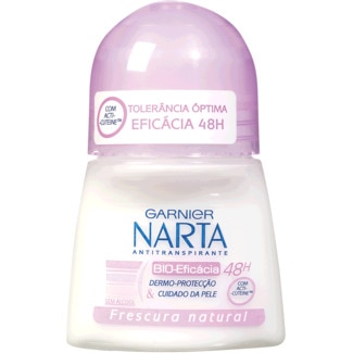 Desodorizante Bio Eficácia Frescura Natural Roll-On embalagem 50 ml - Narta