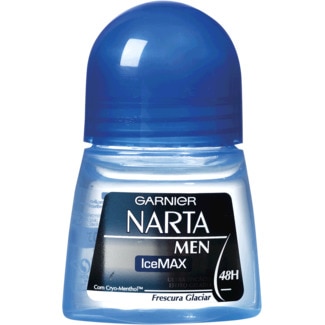 Desodorizante Icemax Roll-On embalagem 50 ml - Narta Men