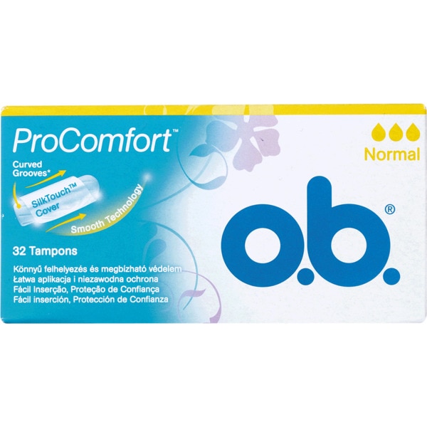 Tampões Normal ProComfort embalagem| 32 unidades