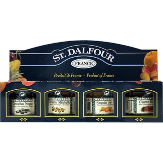 mermeladas de frutas surtidas estuche de 4 envases 28 g - St. Dalfour