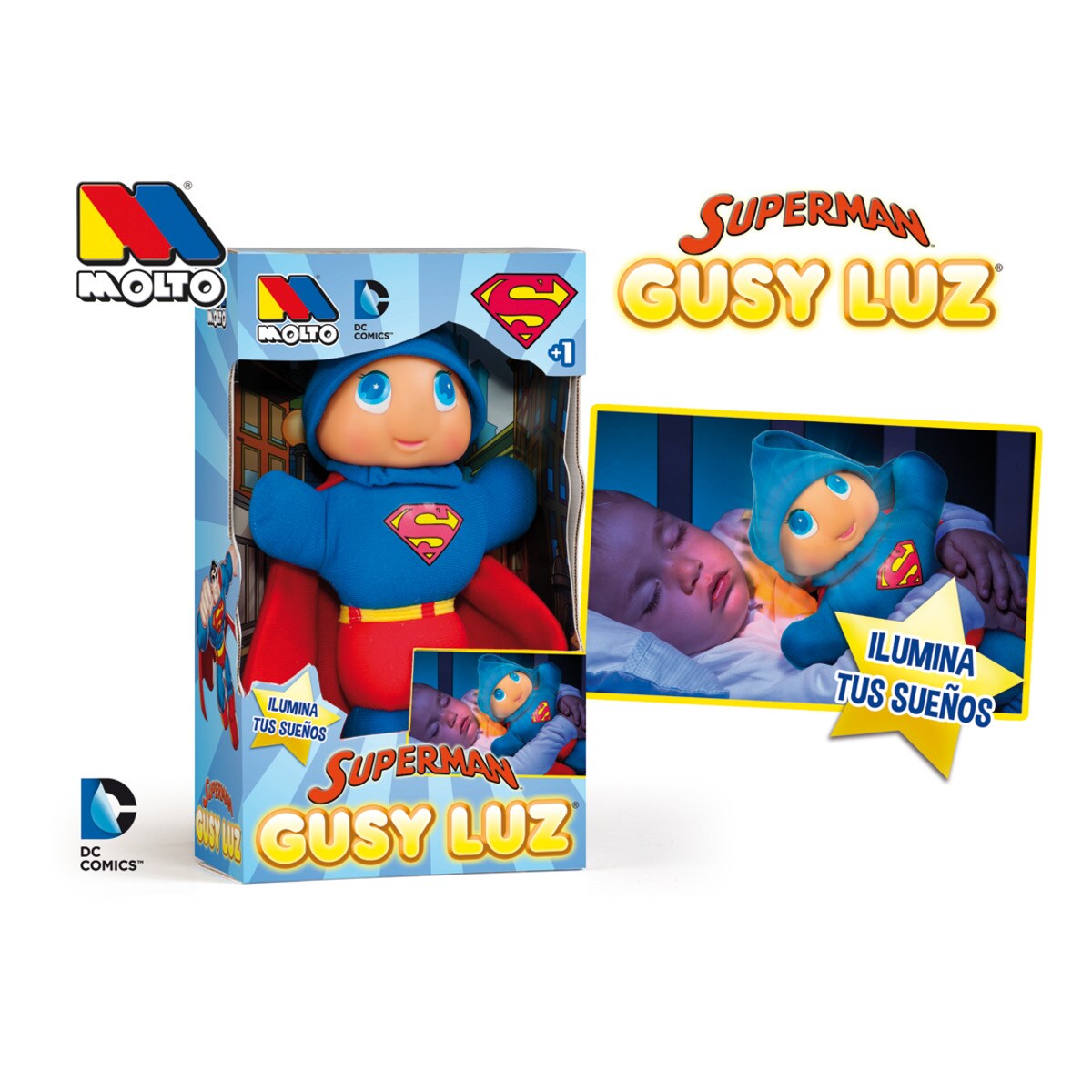 Gusy Luz Batman Superman Warner 5