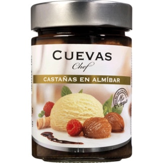 Castanhas em Calda frasco 240 g - Cuevas Chef