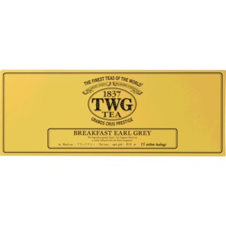Chá Preto Breakfast Earl Grey com Bergamota 15 Unidades embalagem 2,5 g - Twg Tea