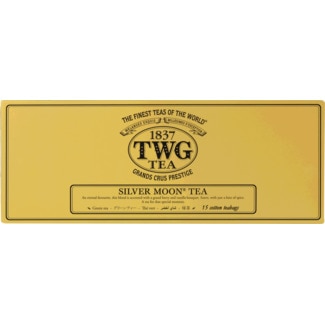 Chá Verde Silver Moon com Morango e um Toque de Baunilha 15 Unidades embalagem 2,5 g - Twg Tea