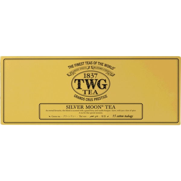 Chá Verde Silver Moon com Morango e um Toque de Baunilha 15 Unidades embalagem 2,5 g