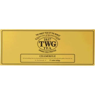 Tisana Chamomile Flores de Camomila 15 Unidades embalagem 2,5 g - Twg Tea