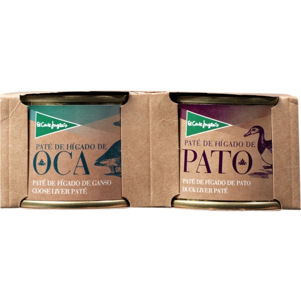Paté de Fígado de Ganso + Pato Pack 2 embalagem 70 g