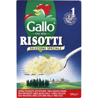 Riso Gallo Arroz para Risotto embalagem 500 g