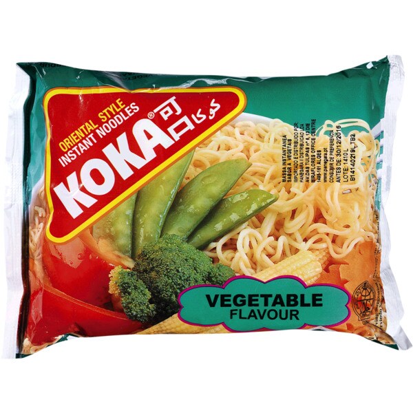 Koka Massa Instantânea com Legumes embalagem 85 g