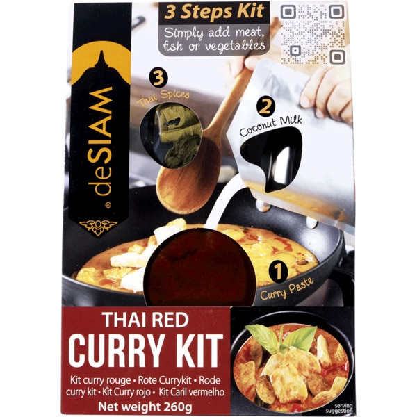 Kit Thai Caril Vermelho embalagem 285 g