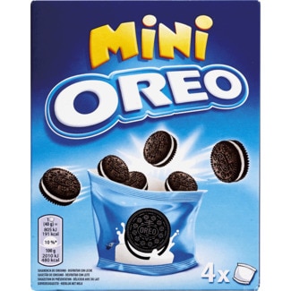 Bolachas Recheadas com Creme Pack 4 embalagem 40 g - Oreo Mini