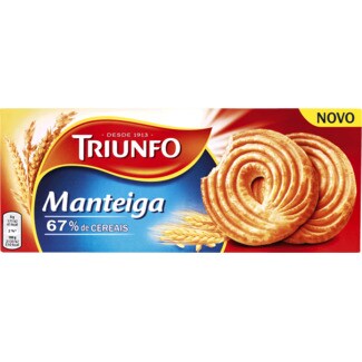Triunfo Bolachas de Manteiga embalagem 168 g