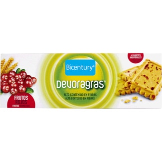 Bolachas com Pepitas de Frutos Vermelhos embalagem 160 g - Bicentury Devoragras