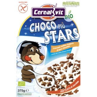 Cereais de Chocolate Piu sem Glúten Biológicos embalagem 375 g - Cereal Vit